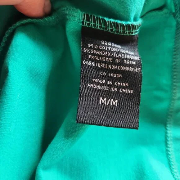 Nicole Miller Original Women's Top Tied Waist Size Medium Green Sleeveless New - Picture 8 of 10